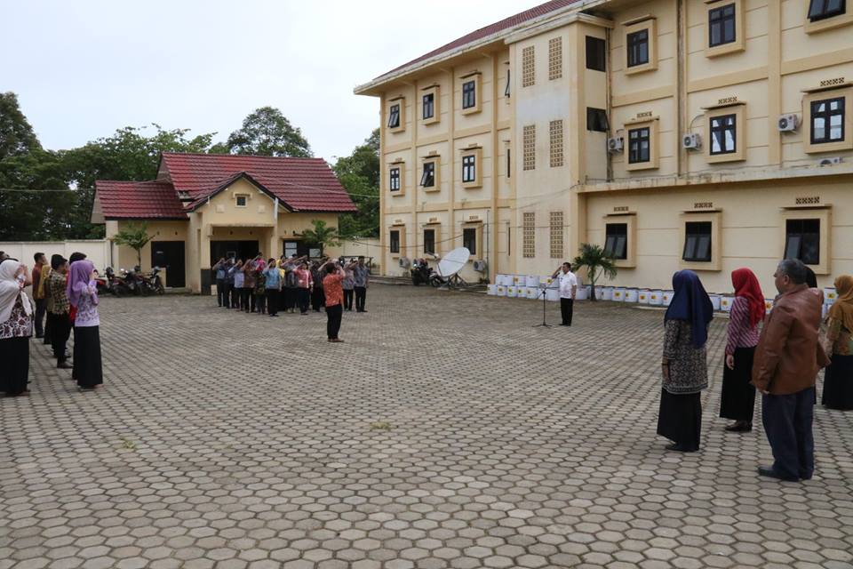 Apel Gabungan Dinas di Pimpin Wakil Bupati